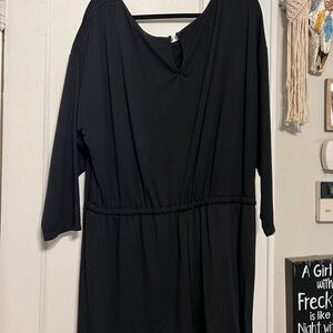 Black Long Sleeve Romper